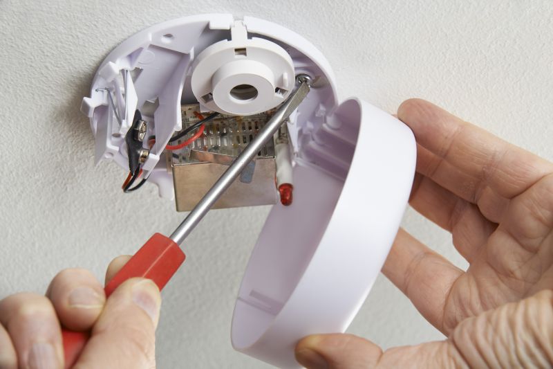 Inside Smoke Detector Components