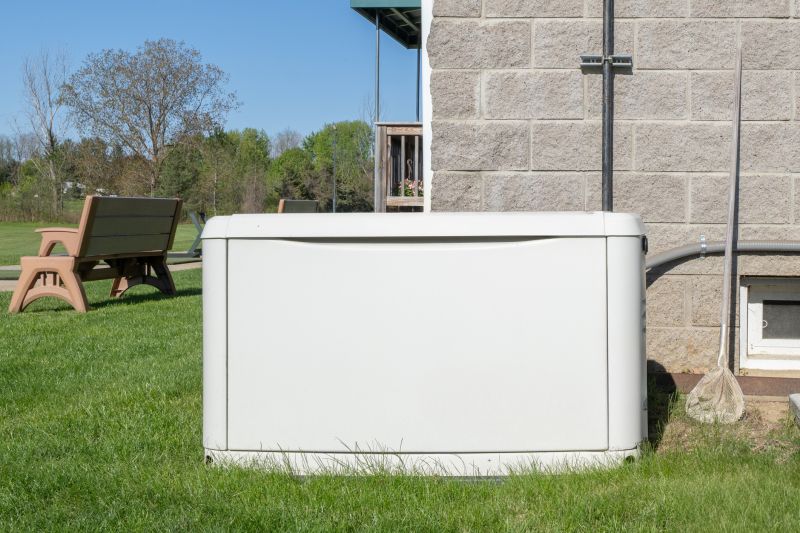 Generator Installed Near a Home